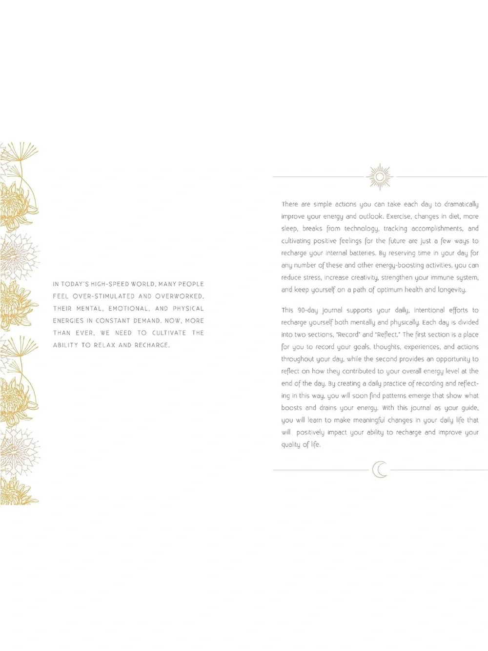 ✨ Inner World Series 90-Day Self-Care Journal | Burnout Prevention + Mindfulness